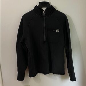 The North Face Black Half Zip-Up Fleece Mens Sweater L